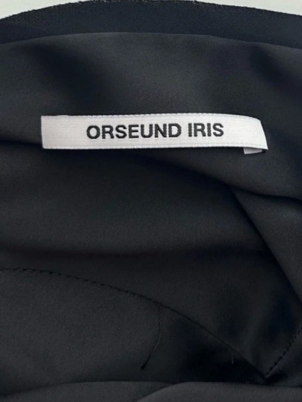 NWT Orseund Iris Le Club Satin Top Black - Picture 8 of 10